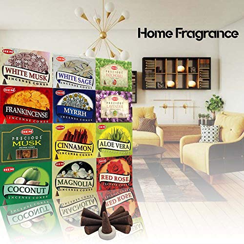 Hem 12 Assorted Boxes of Incense Cones