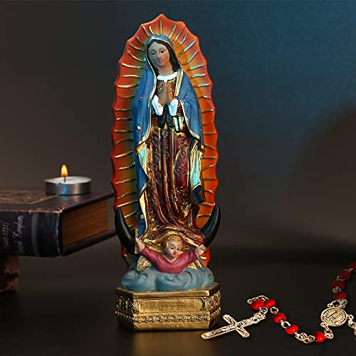 8" La Virgen de Guadalupe Statue